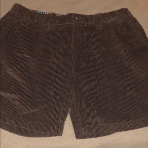 Brown corduroy chubbies